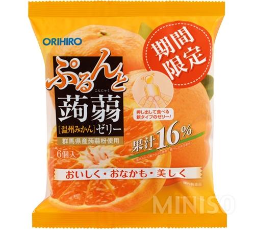 ぷるんと蒟蒻ゼリー温州みかん