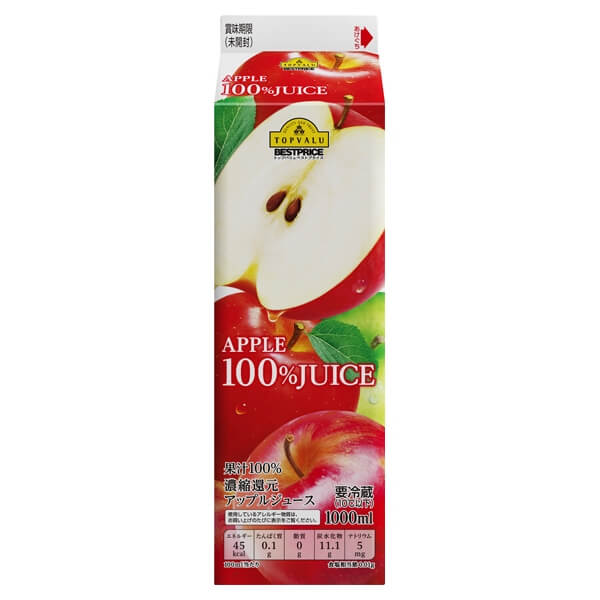 TOPVALU Apple Juice 100% 