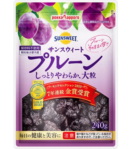 ポッカサッポロ サンスウィート プルーン 240g