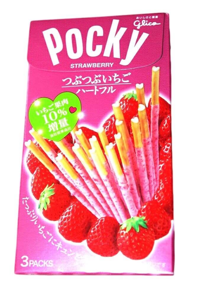 Pocky Strawberryつぶつぶいちご（ハートフル）