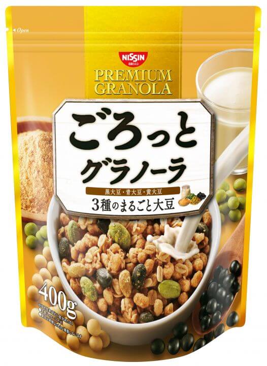 ごろっとグラノーラ 3種のまるごと大豆