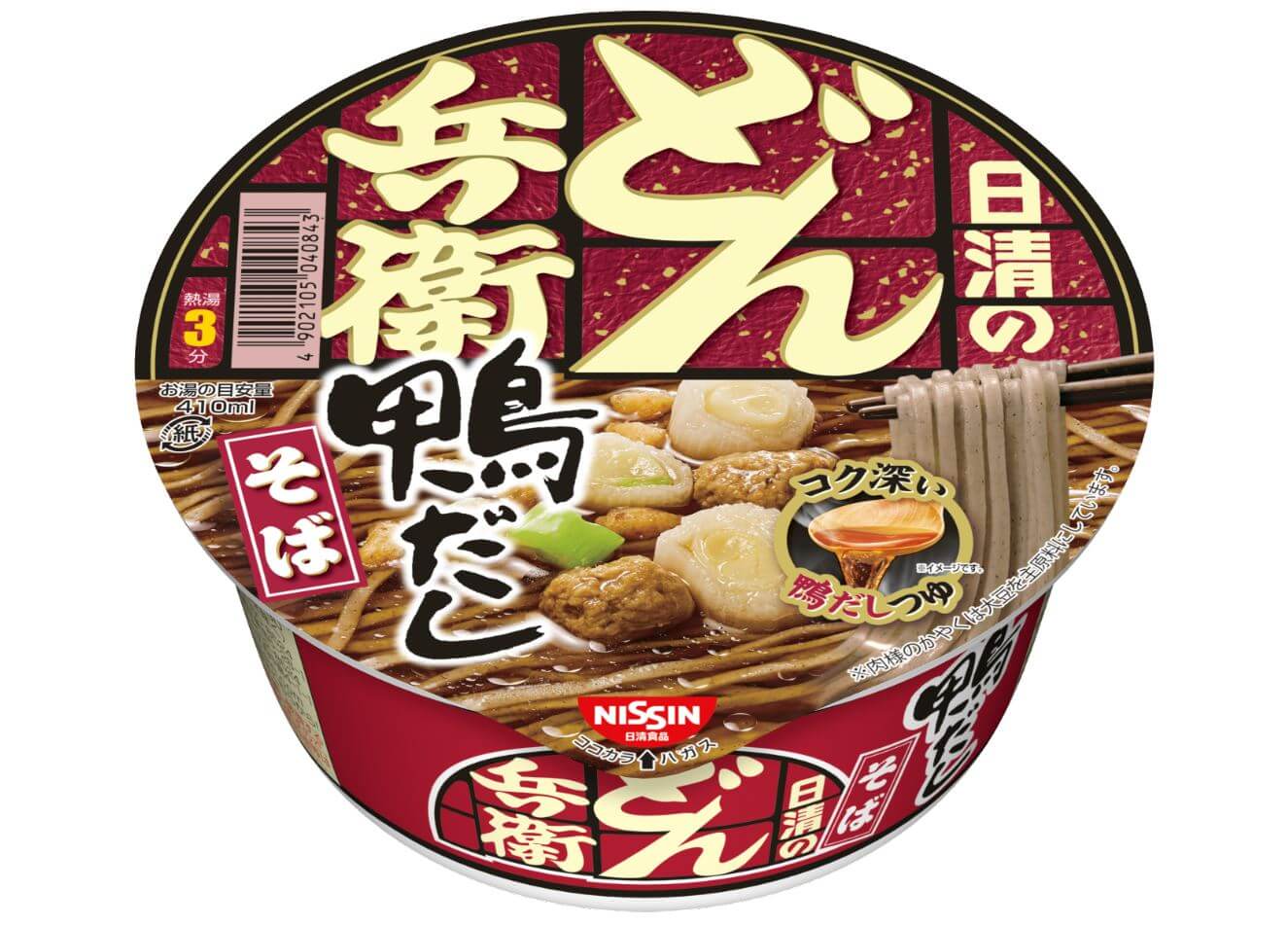 北のどん兵衛　鴨だしそば