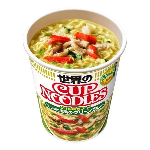 世界カップヌードル ピリッと生姜のグリーンカレー