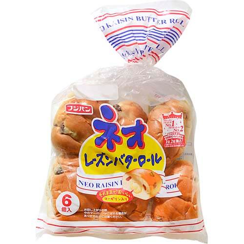 ネオレーズンバターロール６個入
