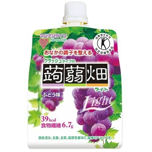 クラッシュタイプの蒟蒻畑ライト ぶどう味