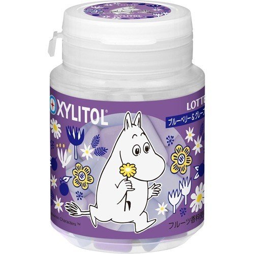 Moomin XYLITOL blueberry & grape smart bottle