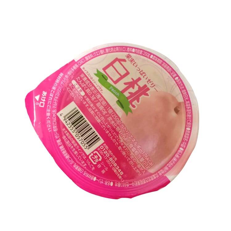 果実いっぱいゼリー（白桃）