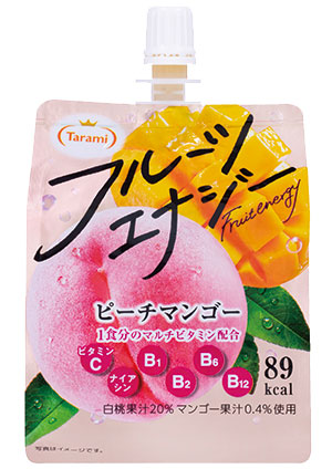 たらみ フルーツエナジーピーチマンゴー