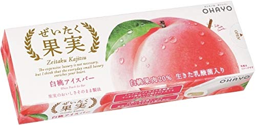 オハヨー乳業 ぜいたく果実 白桃アイスバー