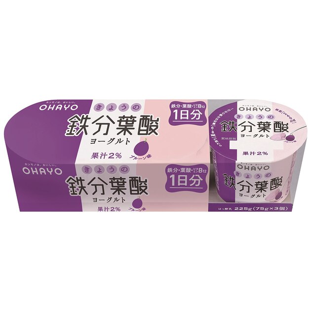 きょうの鉄分葉酸ヨーグルト プルーン味