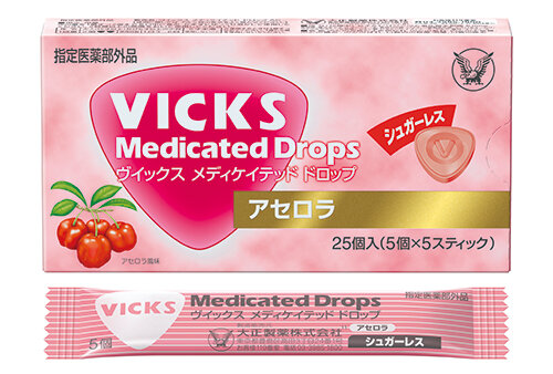 Vicks Medicated Drops Sugarless Acerola