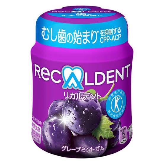 Recaldent Grape Mint gum 